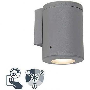 Aplique moderno gris IP55 GU10 regulable 3 niveles - FRANCA
