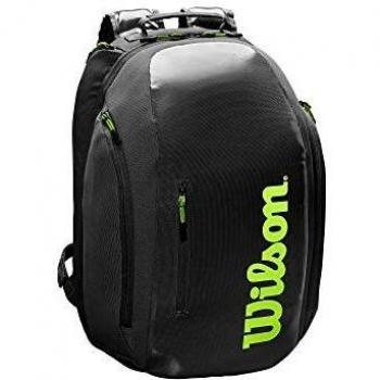 Wilson Sporting Goods - Bolsa de tenis, color negro/gris, OSFA