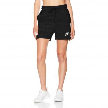 Nike W Nsw Av15 Knt Pantalón Corto, Mujer, Negro