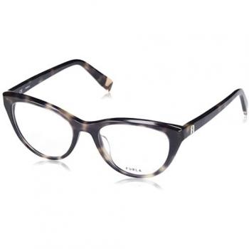 Montura de Gafas Graduadas para Mujer Furla VFU643, Ø 51 mm, Marrón Brillante/Beige Habana
