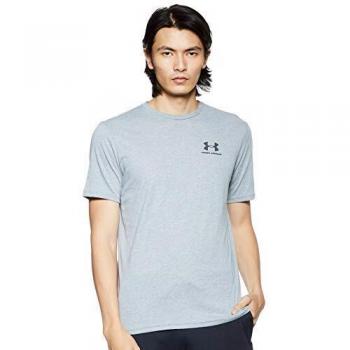 Under Armour Sportstyle Left Chest Camiseta De Manga Corta Hombres - Gris, Negro