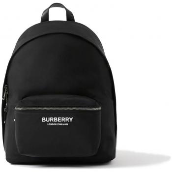 Burberry Men's Technical Fabric Backpack With Logo in Black | 8063495117221 Color A1189, Jett Black Backpack, Black male, Size: ONE SIZE