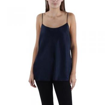 Vince Women's Satin Cami Top - Coastal Blue - Size Small