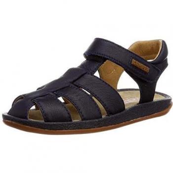 Camper Bicho Kids, Sandalias con Punta Abierta, Azul