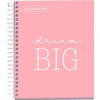 Libreta Miquelrius Messages Book Cuadro Chico 100 Hojas Pink