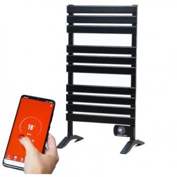Toallero Eléctrico ECO-DE con Patas, 500W, Programación 24/7, IP24, WiFi y Control App Tuya, Pantalla LED - 105x56x5.5 cm