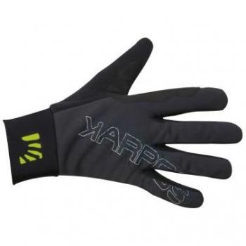 Karpos Guantes Race Negro Hombre - Guantes de ciclismo, material transpirable, diseño ergonómico, palma acolchada para mayor comodidad y agarre, ajuste elástico en muñeca