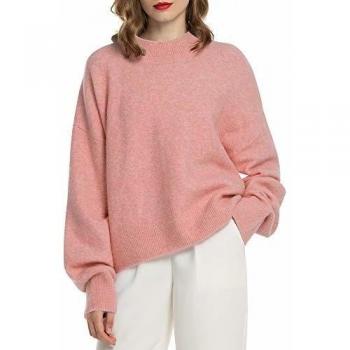Woolen Bloom Sueter Mujer 2019 Lindo Jersey Elegante Jerseys Punto Suelta y Cómoda Sudadera