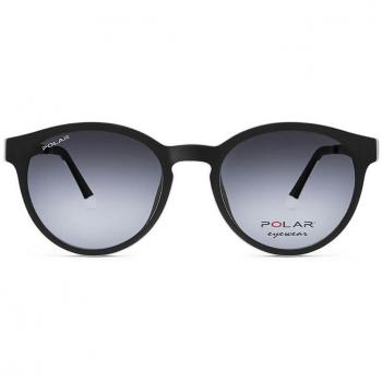 Polar JUNIOR 476 Clip-On Polarized Men's Sunglasses Black 45mm