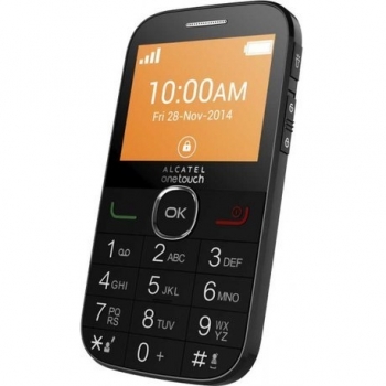Alcatel Onetouch 2004C - Teléfono Móvil Libre con Pantalla de 2.4, 0.04 GB RAM, Teclas Grandes, Color Negro