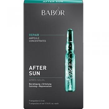 BABOR After Sun Ampoule Serum Concentrates | Sooth Sunburned Skin, Reduce Inflammation and Strengthen Skin’s Natural Defenses | Alleviate Redness and Tightness from Sun Damage | 7 Days to Calmer Skin