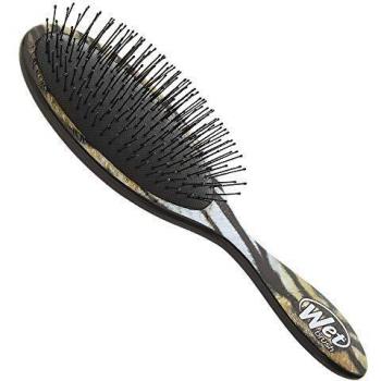 Cepillo Desenredante The Wet Brush Safari - Pink Leopard, cerdas flexibles que desenredan sin romper el cabello, diseño ergonómico, apto para todo tipo de cabello, ideal para uso en seco y mojado