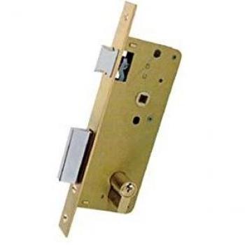 Ezcurra M38881 - Cerradura embutir hierro latonado 4000-45