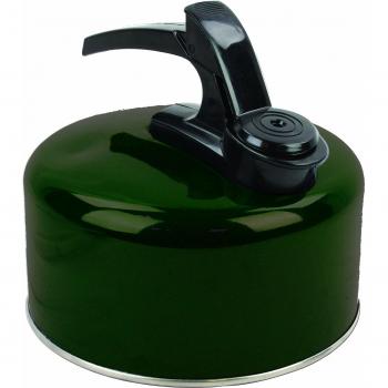 Highlander CP094-GN - Tetera para acampada, color verde