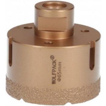 Corona de Diamante para Amoladora Ø 65 mm Rosca M14 Corte Seco