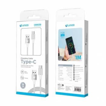 Cable USB Tipo C a Tipo A 60W 3A 1m - Carga Rápida y Transferencia de Datos