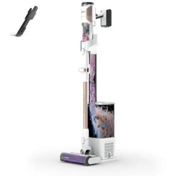 Aspirador de Escoba Shark Detect Clean & Empty IW3612EU, inalámbrico, 240 W, sistema de autovaciado 2 L, 4 sensores, 3 modos de aspiración, color blanco
