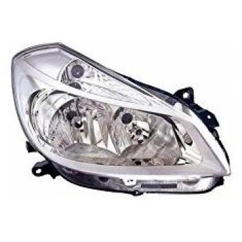 Faro Delantero Van Wezel H7 Con Luz Direccional Para Renault Clio 2005-2008