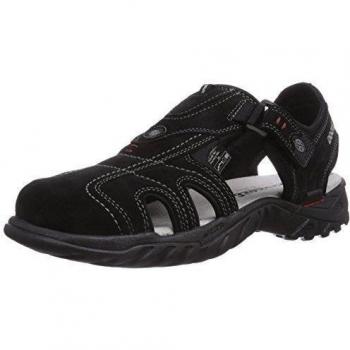 Dockers by Gerli 36LI00 - Sandalias de vestir de cuero para hombre, color negro, talla 42