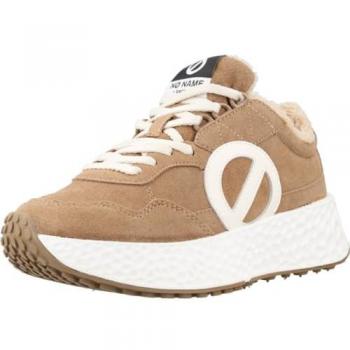 Zapatillas de piel de mujer forradas con punto de rizo estilo borreguito Carter Jogger Marrón