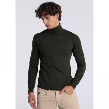 Jersey Lois para hombre de cuello cisne 131901 en color verde
