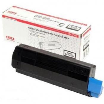 OKI 44318608 Cartucho de Tóner Original Negro para Impresoras C710/C711, Rendimiento Aproximado de 11,000 Páginas