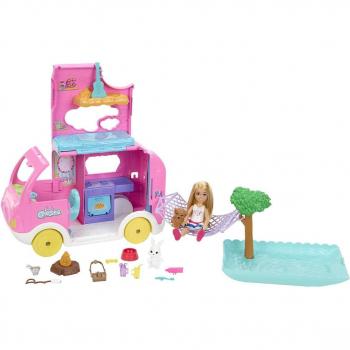 Muñeca Chelsea con Furgoneta Camper - HNH90 Mattel