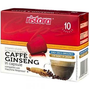 Nespresso compatibles con 240 cápsulas de café y ginseng RISTORA