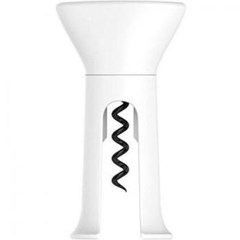 Fiskars FunctionalForm - Sacacorchos, color blanco, 5.1 x 6.9 x 11.5 cm