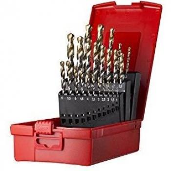 Dormer - Juego de brocas helicoidales A095 DIN 338 Type N D.1-10.5x0.5mm HSS 24 piezas Ku.-Kass