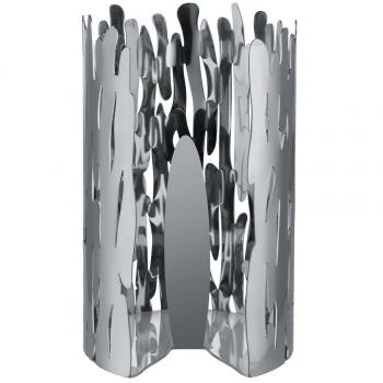 Alessi BM04 Puerta Rollo de Papel de Cocina, Acero Inoxidable, Plata, 15,5 x 15,5 x 24 cm