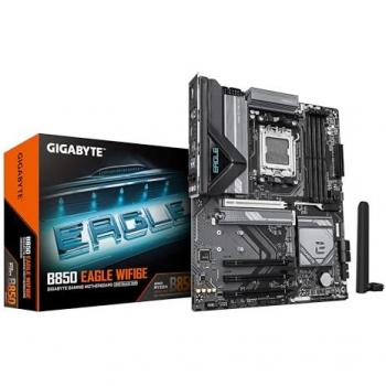 Placa Base GIGABYTE B850 EAGLE WIFI6E ATX - Socket AM5, DDR5 hasta 8200MHz (OC), HDMI/DP, PCIe 5.0, LAN GbE, WiFi