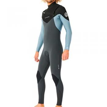 Rip Curl Traje De Neopreno Dawn Patrol 43GB ST, Manga Larga, Cremallera En El Pecho, Unisex, Color Negro, Talla Medium