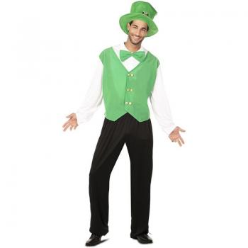 Disfraz de Duende Verde Hombre IRLANDES DUENDE VERDE Fyasa