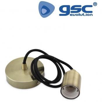 Portalámparas Colgante E27 Oro Viejo 1 Metro GSC 000705238