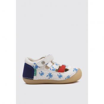 Kickers SUSHY SANDALIA PLANA bebé niño (hasta talla 30) Blanco