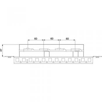 Schneider elec pue - mam 38 10 - Soporte embarrado 630a 800mm