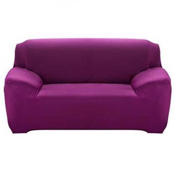 HIFUAR Fundas para Sofa Elástica 1,2,3,4 Plazas,Cubre Sofá Universal Cubierta de Sofá de Color Sólido Protector de Sofá o Sillón