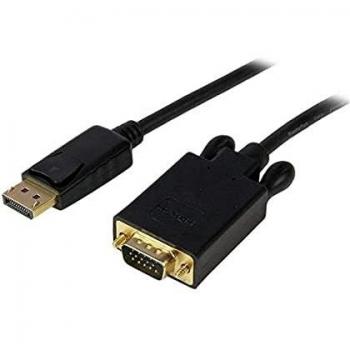 The product you are referring to is a DisplayPort to VGA adapter cable, which allows you to connect a DisplayPort-equipped desktop or laptop computer to a VGA monitor or projector. The specific name for this product may vary by manufacturer and retailer, 