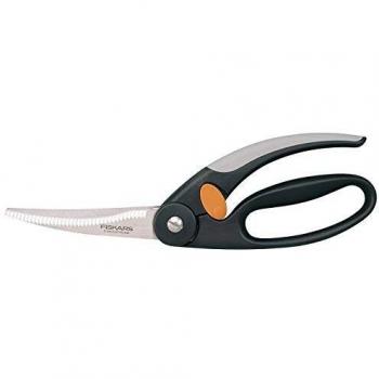 Fiskars Tijeras para aves, Longitud total: 25 cm, Acero de calidad/Plástico, Functional Form, 1003033