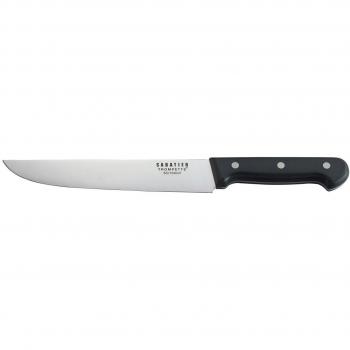 Cuchillo Carnicero SABATIER UNIVERSAL 20CM Acero Inoxidable Mate con Mango Ergonómico de Baquelita Soft Touch, Extra-Afilado, Garantía 25 Años