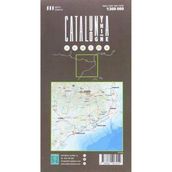 Cataluña 1:300.000 mapa de carreteras. Editorial Alpina.