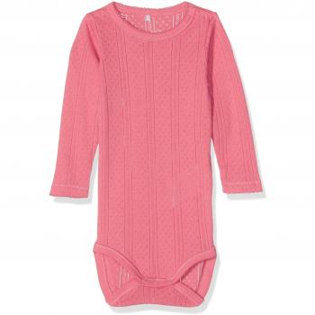 NAME IT Nitfiona Ls Mznb, Body para Bebés, Rosa