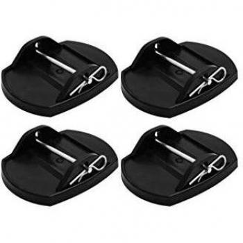 Set 4 plataformas pies soportes apoyapatas con pernos de metal, ProPlus 361528