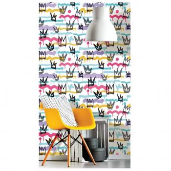 Noordwand Papel Pintado Decoración Panel Mural Interior Dormitorio Color Rosa y Morado