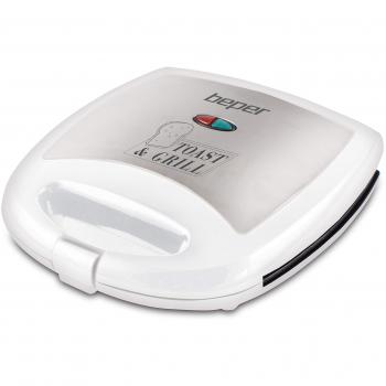 Beper 90.620 90.620-Sandwichera Maxi, 1300 W, Blanco