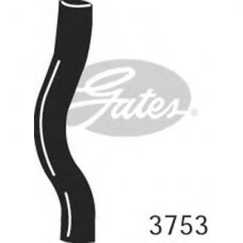 Manguera del radiador GATES 3753 - Manguera de alta calidad, resistente a altas temperaturas y presión, fabricada en material duradero, diseñada para vehículos específicos, con conexiones precisas para un ajuste perfecto