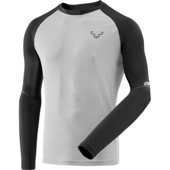 Camiseta de manga larga Dynafit Alpine Pro - Gris, negro, blanco - Talla XXL