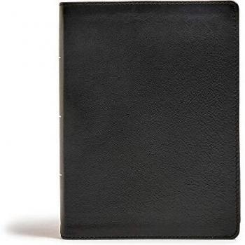 CSB Tony Evans Study Bible, Black Genuine Leather: Study Notes and Commentary, Articles, Videos, Easy-To-Read Font