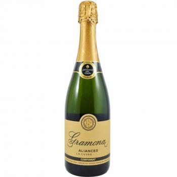 Gramona La Cuvée Brut 2019 - Vino espumoso, elaborado con uvas de las variedades Xarel·lo y Macabeo, crianza en botella durante más de 24 meses, notas de fruta blanca y flores